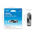 EAGET I66 Lightning/USB 3.2-minnepinne for iPhone, iPad, Mac – 64GB – svart
