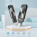 EAGET I66 Lightning/USB 3.2-minnepinne for iPhone, iPad, Mac – 64GB – svart
