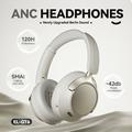 EL-GT6 Over-Ear ANC trådløse hodetelefoner med Bluetooth 6.0, HiFi-lyd - Hvit