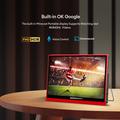 EMODERN Z1TV 14.1" Android 15-berøringsskjerm / Smart-TV med stemmefjernkontroll