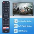 ERF2A60 Erstatningsfjernkontroll til Hisense 4K Smart-TV - svart