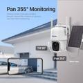 ESCAM G24 H.265 3MP Full HD AI-identifiseringskamera med solcellepanel PIR-alarm WiFi-kamera med innebygd batteri