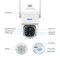ESCAM G24 H.265 3MP Full HD AI-identifiseringskamera med solcellepanel PIR-alarm WiFi-kamera med innebygd batteri
