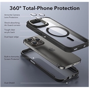 iPhone 15 Pro Max ESR Armor Tough Kickstand HaloLock MagSafe Deksel - Svart / Klar