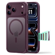 iPhone 18 Pro/17 Pro ESR Classic Hybrid MagSafe-deksel - Frostet dyp burgunder