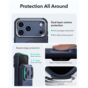 iPhone 18 Pro/17 Pro ESR Cyber Tough Kickstand MagSafe Hybrid-deksel - Blå
