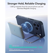 iPhone 18 Pro/17 Pro ESR Cyber Tough Kickstand MagSafe Hybrid-deksel - Blå