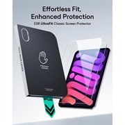 iPad Mini (2026) ESR UltraFit Beskyttelsesglass - 9H, 0.3mm - 2 Stk. - Klar