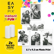 Easypix InstantFUN Øyeblikkelig kamera - Hvit