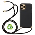 Saii Eco Line iPhone 11 Pro Biologisk Nedbrytbart Deksel med Stropp