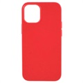 Saii Eco Line iPhone 12 Mini Biologisk Nedbrytbart Deksel - Rød