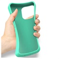 Saii Eco Line iPhone 13 Mini Biologisk Nedbrytbart Deksel - Cyan