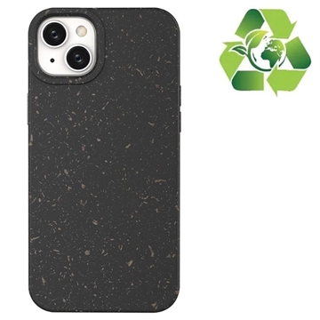 Eco Nature iPhone 14 Plus Hybrid-deksel - Svart