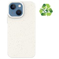 Eco Nature iPhone 13 Mini Hybrid-deksel - Hvit