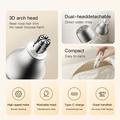 Elektrisk hår- og nesetrimmer for menn - hvit