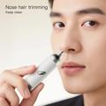 Elektrisk hår- og nesetrimmer for menn - hvit