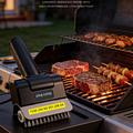 Elektrisk trådløs rengjøringsbørste til grill - 2000mAh - svart