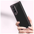 Electroplated Frame Samsung Galaxy Z Fold3 5G Deksel - Roségull