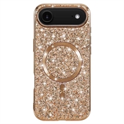 iPhone Air Galvanisert glitter-deksel - MagSafe-kompatibel - Rosegull
