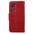 Samsung Galaxy Xcover 5 Elegant Series Lommebok-deksel - Rød