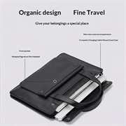 Elegant bæreveske til bærbar PC - 13.3"-14" - svart