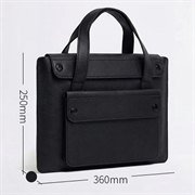 Elegant bæreveske til bærbar PC - 13.3"-14" - svart