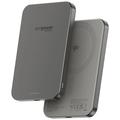 Empower by PanzerGlass magnetisk trådløs strømbank - 5000mAh Qi2- og MagSafe-kompatibel - Titanium