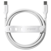 Empower by PanzerGlass Racing USB-C-kabel - 60W, 2m - hvit