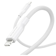 Empower by PanzerGlass Racing USB-C / Lightning-kabel - 60W, 1.2m - hvit