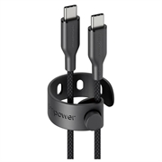 Empower by PanzerGlass USB-C-kabel - 240W, 1.2m - svart