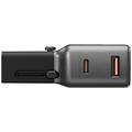 Energea TravelGo Adapter 35 - US, UK, AU, EU, PD 35W - Våpenmetall