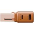 Energea TravelGo Adapter 35 - US, UK, AU, EU, PD 35W - Oransje