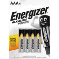 Energizer Alkaline Power LR03/AAA Alkaline-batterier - 4 stk.