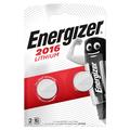 Energizer Mini CR2016 litiumbatterier - 3V - 2 stk.