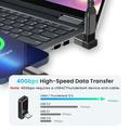 Enkay ENK-AT133 90-graders USB-C-adapter med 4K-støtte - 40Gbps/240W - svart