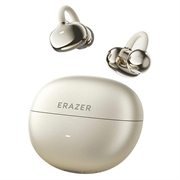 Erazer EX02 trådløse øretelefoner med klips og åpen ørekonstruksjon - IPX5 - beige