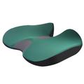 Ergonomisk bilsetepute i netting med minneskum - grønn