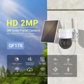 Escam QF170 Solcelledrevet PTZ-sikkerhetskamera med PIR-bevegelsesdeteksjon