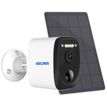 Escam QF370 Vanntett Solcelledrevet Kamera med PIR-Alarmsensor - 3.0MP