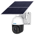 Escam QF724 Vanntett Solcelledrevet Sikkerhetskamera - 3.0MP, 30000mAh