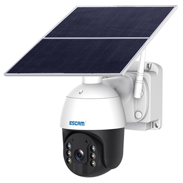 Escam QF724 Vanntett Solcelledrevet Sikkerhetskamera - 3.0MP, 30000mAh (Åpen Emballasje - Utmerket)