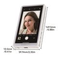 Essager 4.02" IPS HD magnetisk selfiemonitor - hvit