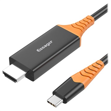 Essager 4K USB-C / HDMI Kabel Adapter EHDMIT-CX01 - 2m - Svart