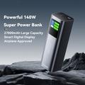 Essager EDY140W-CH0G-Z 27000mAh powerbank med smartbrikke - grå