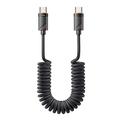 Essager Spring USB-C-kabel med PD hurtiglading - 1.8m/60W - svart