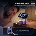 Essager T50 Qi 2.2 3-i-1 magnetisk trådløs lader - 25W - grå