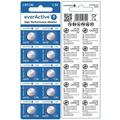 EverActive AG10 LR1130/LR54 alkaliske knappcellebatterier - 10 stk.