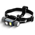 EverActive HL-2000R Force PRO oppladbar LED-hodelykt - 2000 lumen, IPX8 - Svart