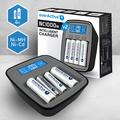 EverActive NC-1000M v2 Ni-MH/Ni-Cd profesjonell batterilader - 4x AAA/AA