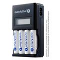 EverActive NC-450 batterilader - 4x AAA/AA - svart